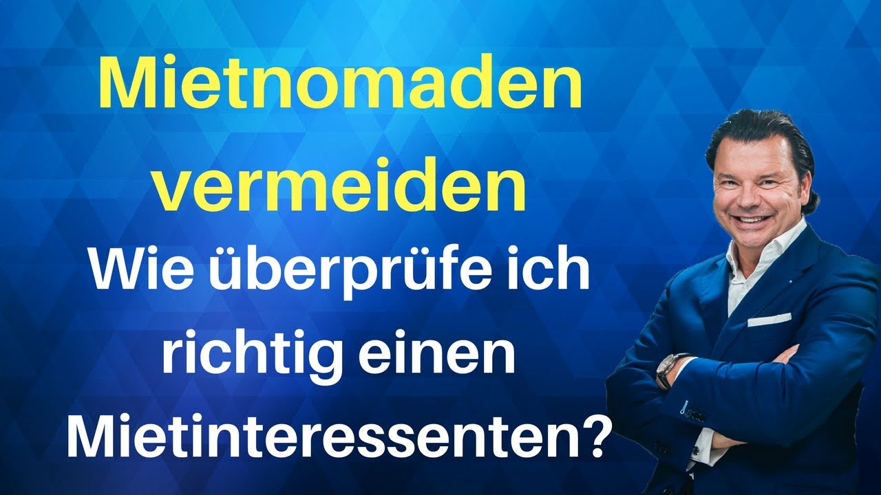 Wie man Mietnomaden frühzeitig erkennt